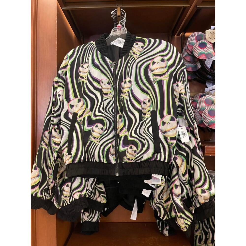 Disney Parks Nightmare Christmas Jack Skellington psychedelic bomber jacket